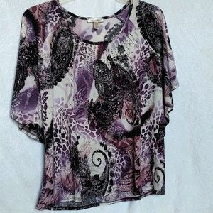 Dress Barn Women Top With Sparkle